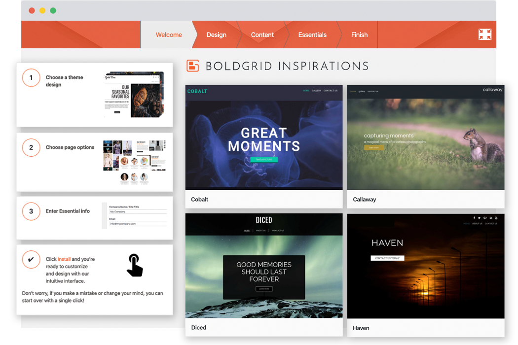 Inspirations Website Builder